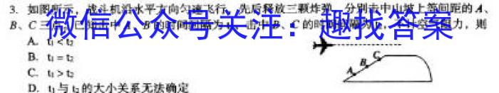 贵州省贵阳第一中学2024届高考适应性月考卷(三)(白黑黑白黑黑白)物理试卷答案