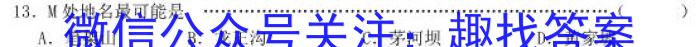 安徽省淮三角联盟2024年春季学期七年级教学检测评价（5月）地理试卷答案