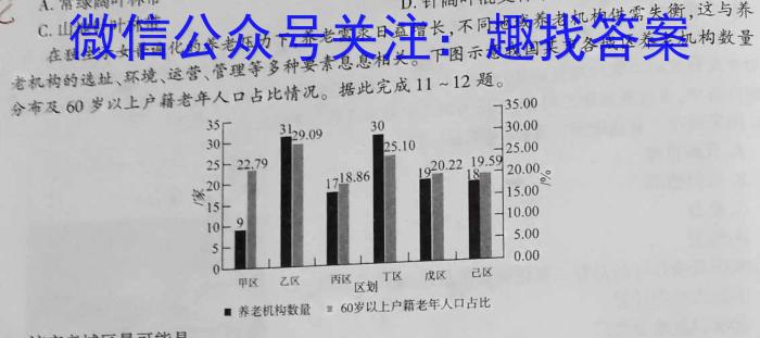 2024学年第一学期“南太湖”联盟第二次联考（高一年级）地理.试题