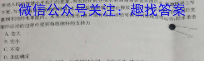 山东普高大联考高一11月联合质量测评物理试卷答案