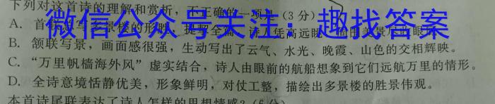 ［耀正优］安徽省2024届高三12月联考/语文