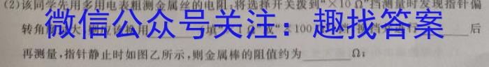 2023年广西三新学术联盟高三年级11月联考物理试卷答案