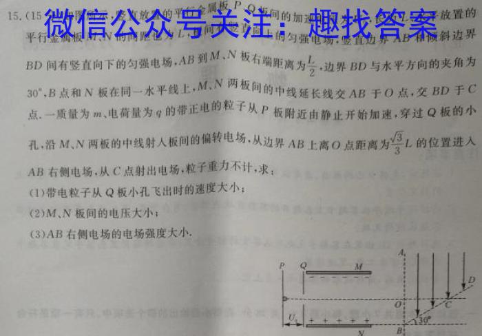 衡水金卷先享题分科综合卷2024新高考l物理