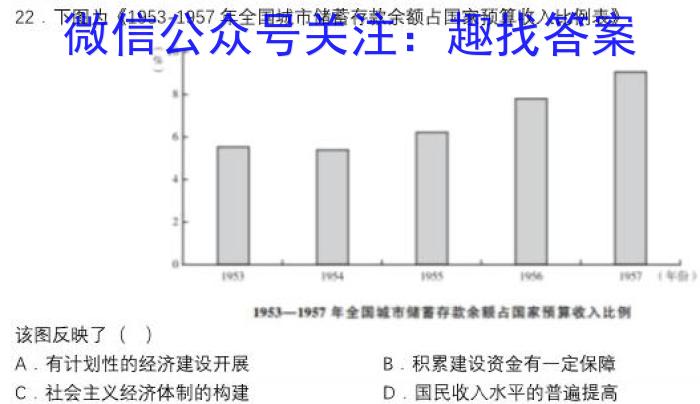 安徽省霍邱县2023-2024学年度九年级第一学期期中考试&政治