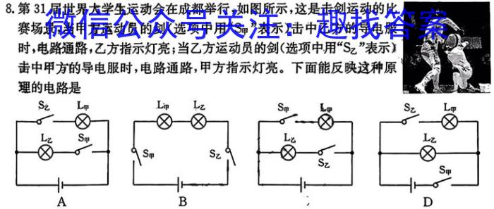 河南省2023-2024学年新乡市高三第一次模拟考试物理试卷答案