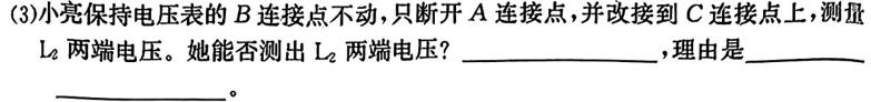 [今日更新]安徽省2023年八年级万友名校大联考教学评价二.物理试卷答案