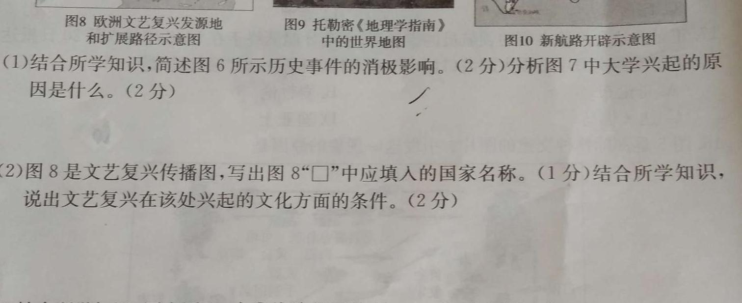 中州联盟 2023~2024学年高二上学期期中考试(242167D)政治s