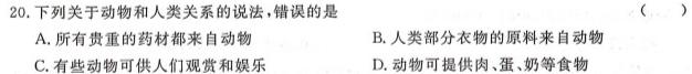 2023-2024学年天一大联考·安徽卓越县中联盟高三（上）12月联考生物学试题答案