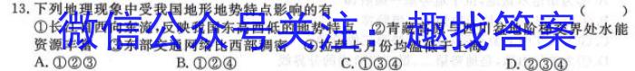 [今日更新]名校大联考2024届普通高中名校联考信息卷(月考三)地理h