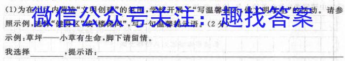 安徽省合肥市2024届九年级第一学期11月份阶段练习（11月）/语文