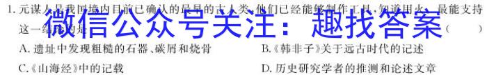 2023-2024学年开封市五县联考高二期中考试历史