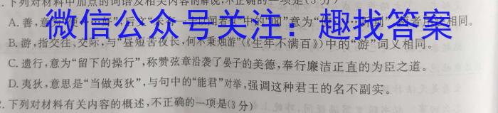 安徽省2023-2024学年度九年级上学期第三次月考（12.12）/语文