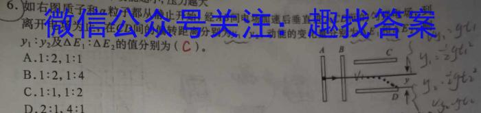 ［广西大联考］广西省2023-2024学年度高二年级上学期12月联考物理试卷答案