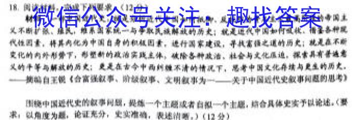 2023年湖北省孝感市高二11月期中考试历史试卷