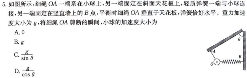 山西省2023-2024学年度七年级第三次月考（C）物理试题.