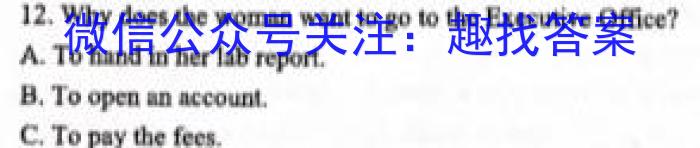 安徽省2024届第一学期九年级12月阶段练习英语