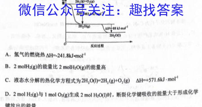 3天一文化海南省2023-2024学年高三学业水平诊断(四)化学试题