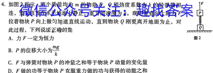 乌江新高考协作体2023-2024学年(上)高二期中学业质量联合调研抽测l物理