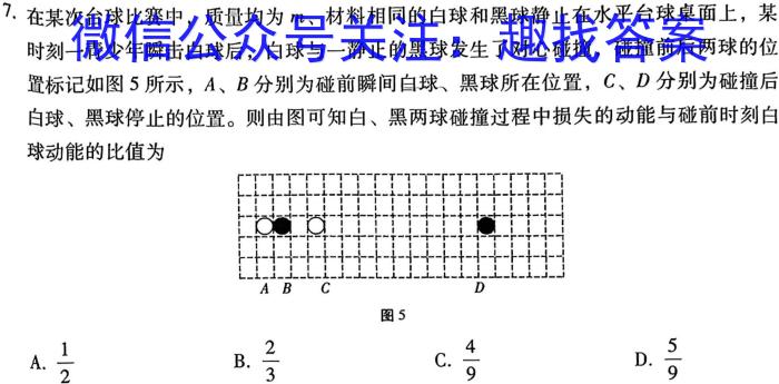 福建省2023-2024学年高三年级第一学期半期考（11月）f物理