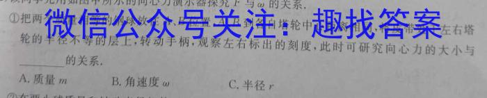 2024届高考模拟卷(一)1l物理