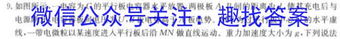 河北省24届九校联盟高三期中(24-136C)物理试卷答案