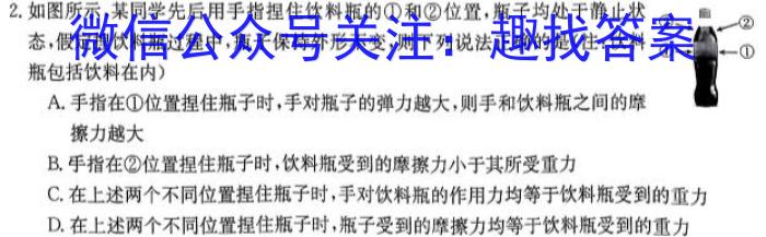 广西省2023年秋季期高中二年级期中教学质量检测(24-141B)物理试卷答案