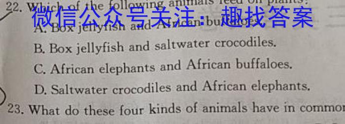 吉林省牡丹江二中2023-2024学年度第一学期高一学年12月月考考试(9091A)英语