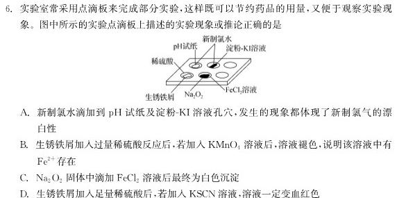 【热荐】学科网2024届高三12月大联考考后强化卷(全国乙卷)化学