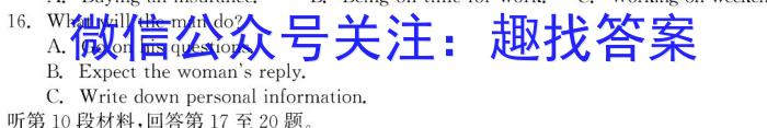 安徽省2023-2024学年度九年级上学期阶段性练习（三）英语