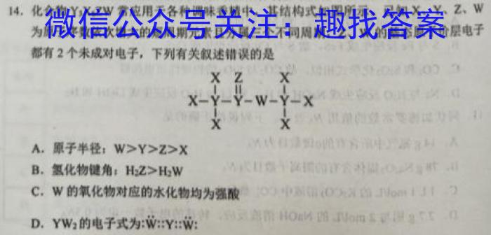 q陕西省2023-2024学年度第一学期八年级阶段检测（二）化学