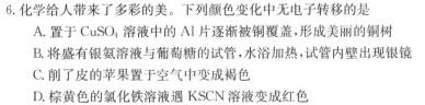 1［江西大联考］江西省2024届高三年级上学期11月联考化学试卷答案