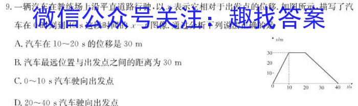 安徽省2024届九年级阶段评估(二)3L R物理`