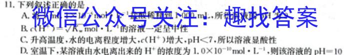 3徽师联盟安徽省2024届高三12月质量检测卷化学试题