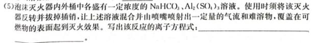 1河南省信阳市2025届八年级质量调研（期中考试）化学试卷答案