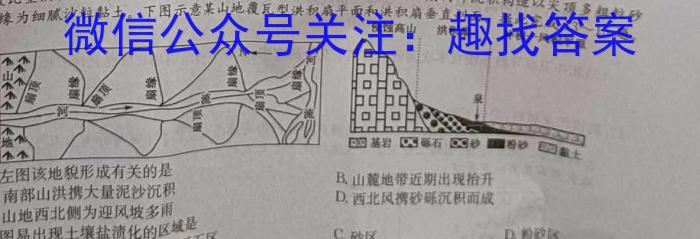 2024届惠州市高三模拟考试地理试卷答案