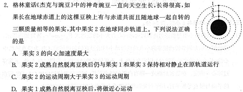 [今日更新]衡水金卷先享题摸底卷2023-2024高三一轮复习摸底测试卷(吉林专版)3.物理试卷答案