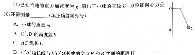 2024年全国高考仿真模拟卷(六)6物理试题.