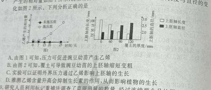 山西省2023-2024学年度高二年级上学期11月期中联考生物