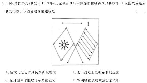 2024届高三12月大联考（新高考7省联考·新教材）历史