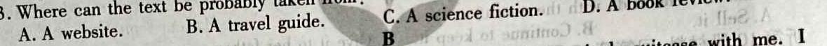 江西省2023~2024学年度七年级上学期阶段评估(二) 3L R-JX 英语
