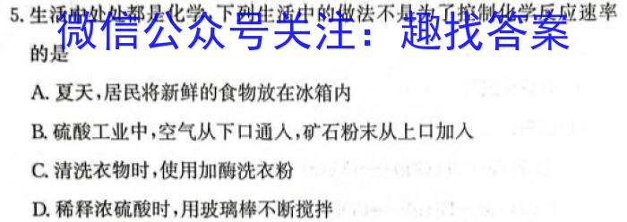 j顶兴学校高三年级秋季学期第四次月考(243346Z)化学试卷答案