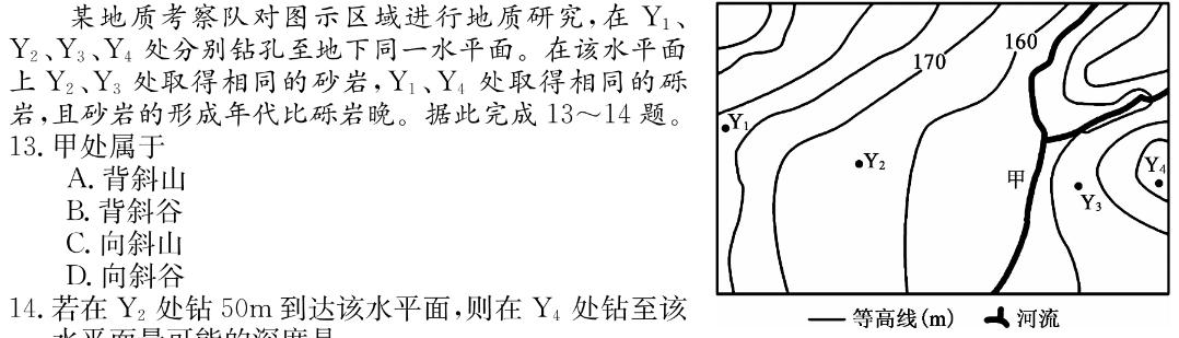 2023-2024学年辽宁省高一考试6月联考(24-583A)地理试卷l