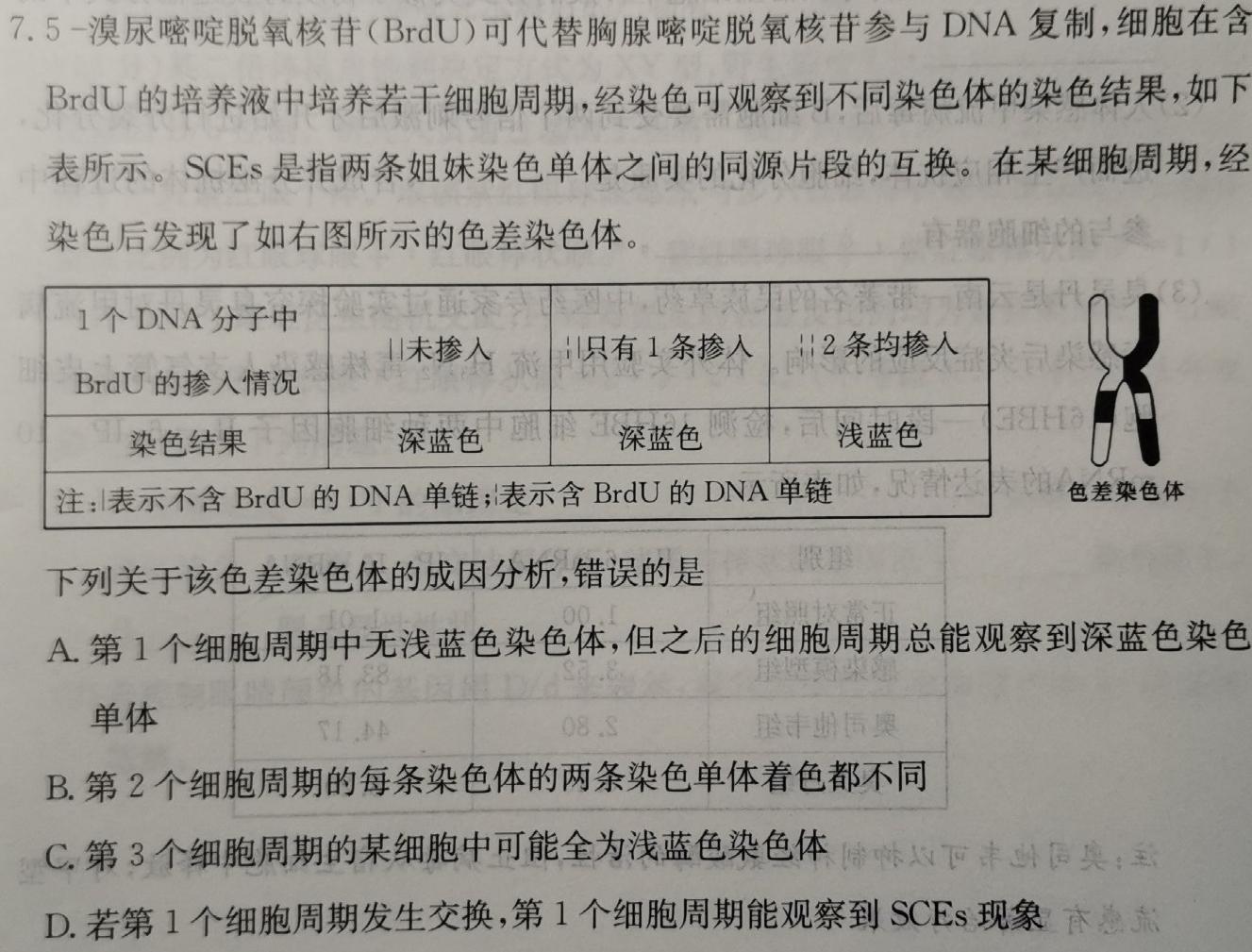 2023-2024学年安徽省八年级上学期阶段性练习（三）生物