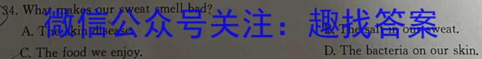 2023-2024学年安徽省七年级上学期阶段性练习(三)英语