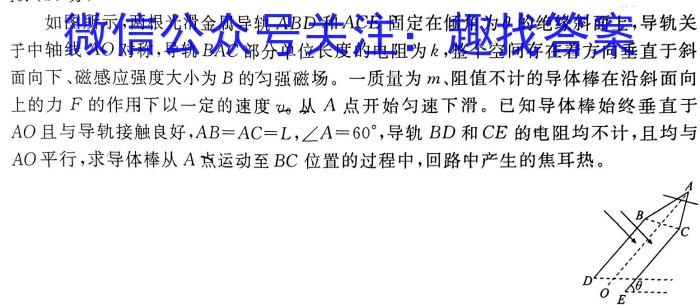 湖南省2024届高三11月质量检测(2023.11)l物理