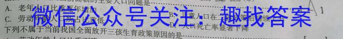 2024届普通高校招生全国统一考试仿真模拟·全国卷 YX-E(一)&政治