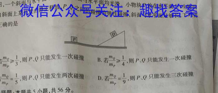 江淮十校2023-2024学年度高一年级上学期12月联考l物理