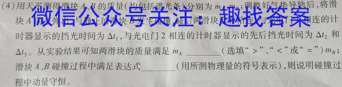 2023-2024学年度上学期高三年级自我提升三(HZ)l物理