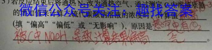 3陕西省2023-2024学年度九年级第一学期第三阶段创新作业(11月)化学试题