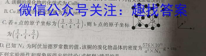 j2023-2024学年海南省高考全真模拟卷（四）化学试卷答案